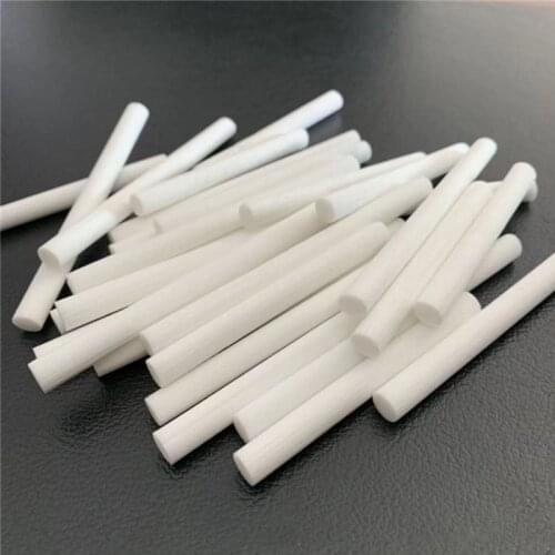 50 Pcs 7mm Humidifier Filter Cotton Swab Core USB Air Ultrasonic Humidifier Aroma Diffuser Replacement Cotton Sponge Stick 10cm