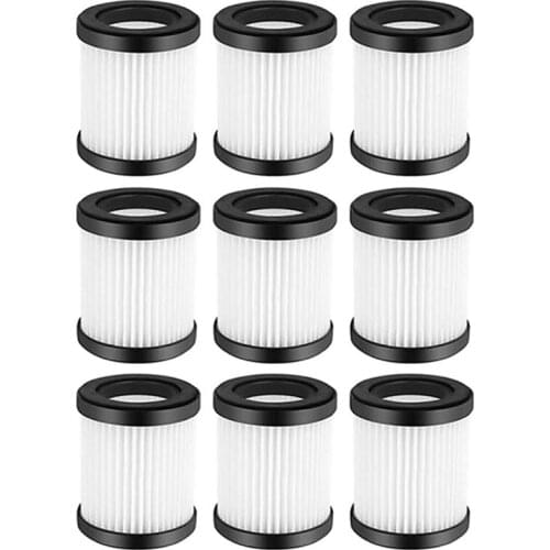 9PCS Filter For Moosoo D600 D601 Corded Vacuum Cleaner Filter HEPA Elements