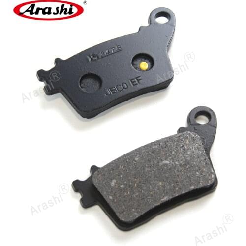 Arashi 1 Pair For HONDA CBR 600 RR 2007 - 2014 Motorcycle Rear Brake Pads CBR600RR CBR600 2008 2009 2010 2011 2012 2013