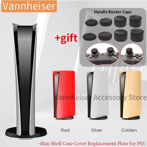 Case Cover Shell for PS5 Console faceplate Skin coque playstation 5 Anti-Scratch Protective shell Accessories for sony PS5