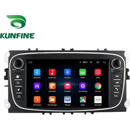 Quad Core Android 8.1 Car DVD GPS Navigation Player Deckless Car Stereo for Ford Focus Mondeo S-max 200-2010 Headunit Radio