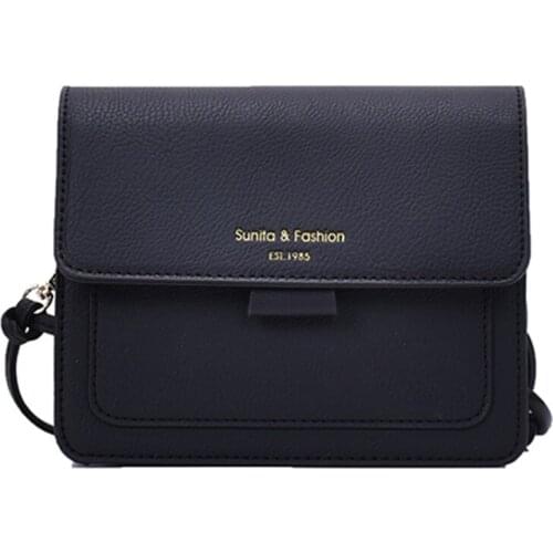 Small bag women 2021 new Korean version of small square bag wide shoulder strap fashion Joker shoulder Messenger bag