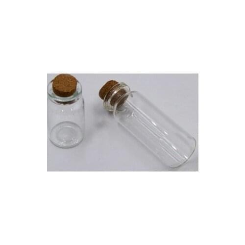 Mini pudding wishing bottle glass cork stars luminous bottle drifting bottle creative gift lucky star decorative bottle