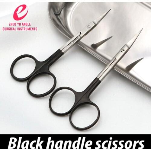 Stainless steel ophthalmic scissors for cosmetic plastic surgery double eyelid surgery tools stitches removal scissors