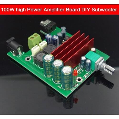 100W high Power Amplifier Board DIY Subwoofer Power Amplifier Board Digital Power Amplifier with Operational Amplifier TPA3116D2