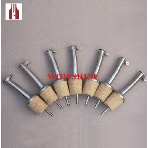 NEW FREE SHIPPING 10pcs/lot wine pourer oil pourer food grade cork pourers stainless steel 304 bottle pourer