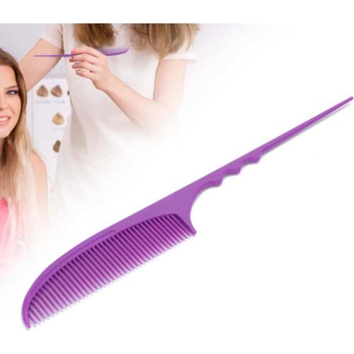 Professional Rat Tail Hair Comb Plastic Hair Styling Teasing Comb Anti-Static Rat Tail Comb Hair Brush