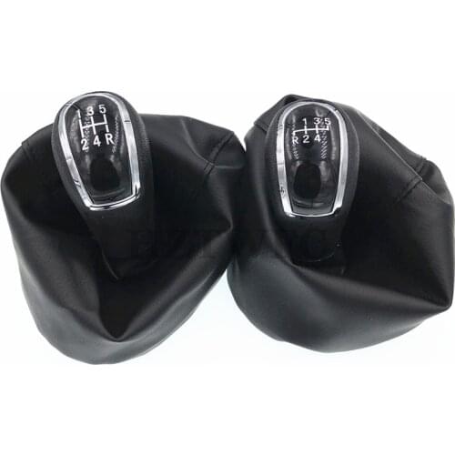 High Quality 5 6 Speed Gear Shift Knob For MercedesBenz C-Class W203 S203 W202 BJ 93-01 For A-Class W168 97-04 Gaiter Boot Cover