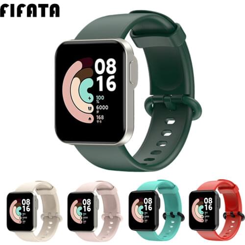 FIFATA Silicone Band For Xiaomi Mi Watch Lite Strap Replacement Smart Sport Bracelet Wristband For XiaoMi Redmi Watch Correa