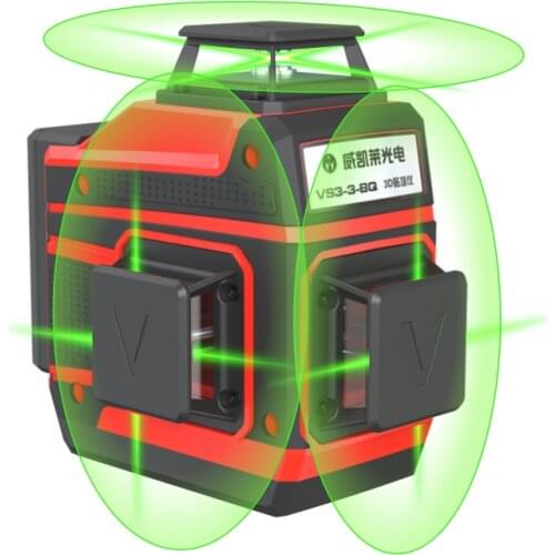 12 lines 3Dred low multi green in china automatic floor cross self leveling 360 land laser level