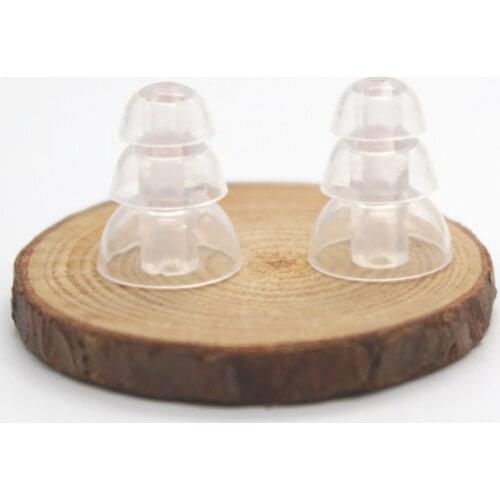 2pcs earphone replacement Silicone Earbud eartip ear tips buds For Hearing Aid headphone Acoustic tube earphone air tube headset