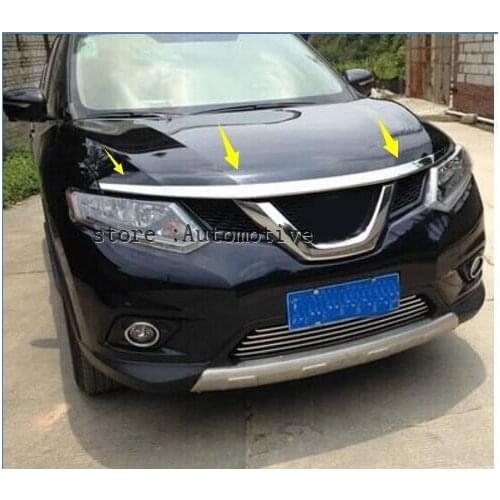 For Nissan Rogue X-Trail 2014 2015 2016 2017 Car Front Grille Trim Car Styling 3Pc