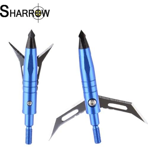 6pcs Archery Arrowhead Hunting Arrow Points Sharp Blade Fishing Arrow Head Bow Crossbow Slingshot Hunting Shooting Accessories