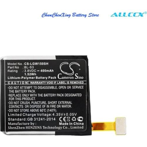 Cameron Sino 400mAh Smartwatch Battery for LG Watch Urbane, W150