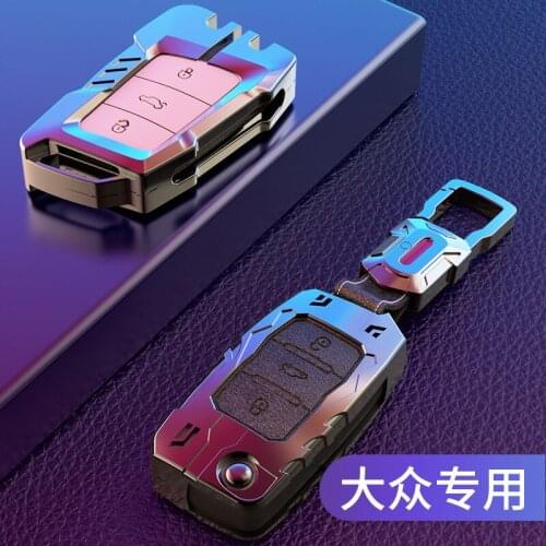 Fob Car Key Case Cover For Volkswagen Vw Golf Mk 5 7 Tiguan Touran Passat B8 Jetta Skoda Leon Ibiza Gti/Rabbit/r Kodiaq Octavia