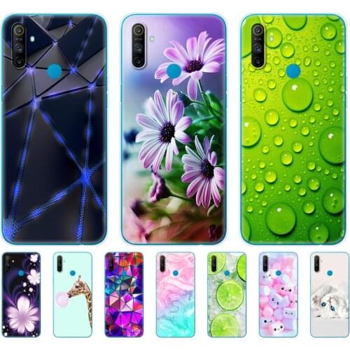 For Realme C3 Case Soft Silicon TPU Back For OPPO Realme C3 RMX2020 C 3 RealmeC3 Protective Phone Cover Coque Capa Funda 6.5inch