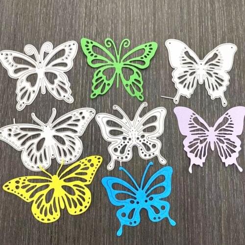 Four Butterflies Craft Paper Dies Cut For Card Making Diy Scrapbooking Dies Metal 2021 Embossing New