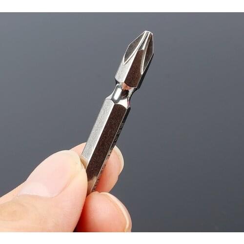 HOEN 1/4 inch PH2 Electric Screwdriver Bit Set Bits Hex Shank Magnetic Alloy Steel For Cross Head 65mm 1PCS Hand Tool