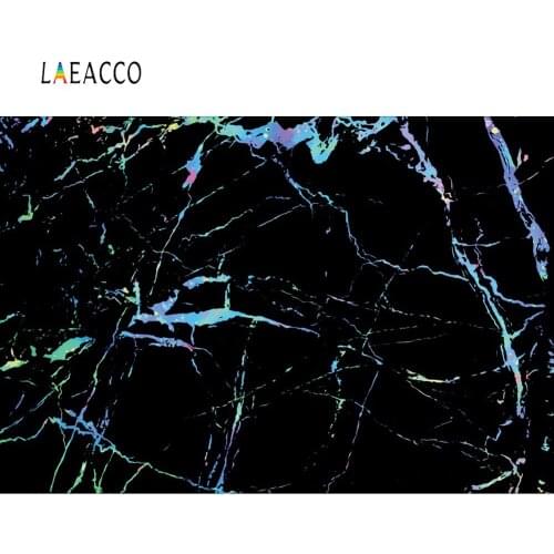 Laeacco Dark Black Surface Of Wall Marble Stone Gradient Solid Color Texture Pattern Love Photo Background Photography Backdrops