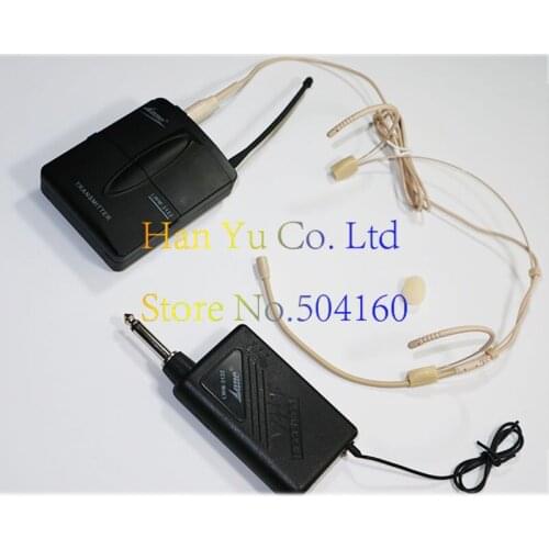 Lwm-3122 Headset Wireless Microphone System output 6.5 plug Cordless Lapel Mic for Musical Instrument Teaching Speech Computer
