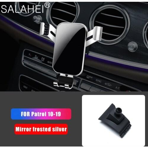 Mobile Phone Holder For Nissan Patrol 2010-2019 Air Vent Adjustable Special Phone Bracket High Quality GPS Navigation Accessory
