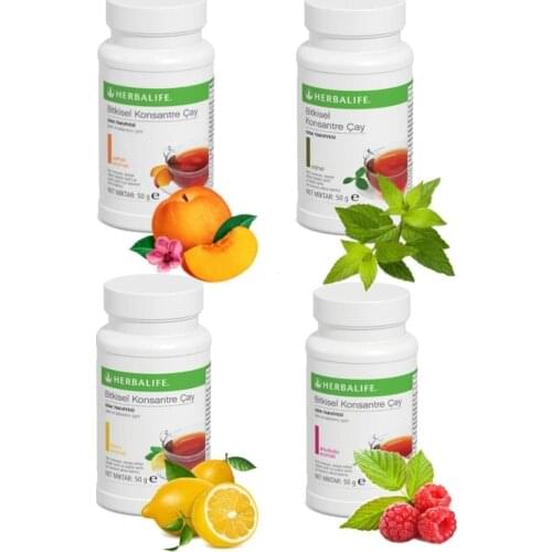 Original Herbalife 100 G Herbal Concentrated Tea And 50 G Flavored Tea Varieties New Dated Fast Shipping From Turkey