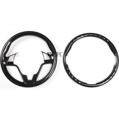 Carbon Fiber Interior Steering wheel cover trim for Honda CRV CR-V 2007 2008 2009 2010 2011