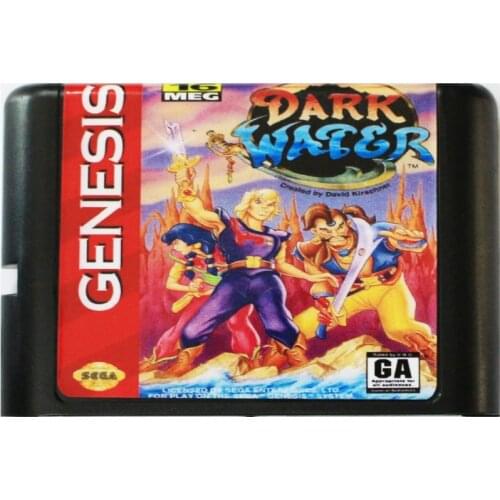 The Pirates Of Dark Water 16 bit MD Game Card For Sega Mega Drive For SEGA Genesis