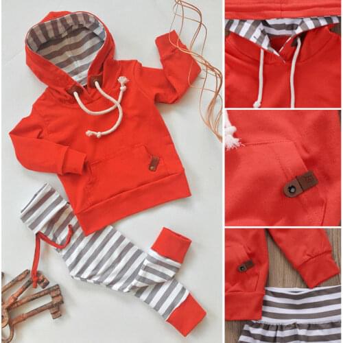 Pudcoco Boy Set 0-24M 2pcs Newborn Kids Baby Boys Tops Hoodie T-shirt+ Shorts Pants Outfit Clothes Set