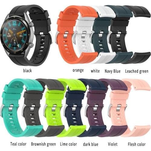 Soft Silicone Bands for Huawei Watch GT2 46mm GT2E Smartwatch 22mm Adjustable Sport Strap 2019 GT 2 Loop Replacement Wristband