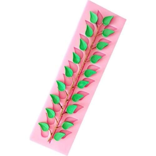 Lace Leaf Silicone Mold Fondant Chocolate Cake Decorating Mold Baking Tool