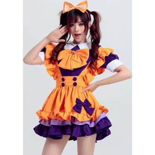 Japanese Harajuku Gothic Lace Ruffles Dress Summer Cute Doll Collar Princess Dress Kawaii Bow Plaid Dress Lolita Sweet Soft Girl