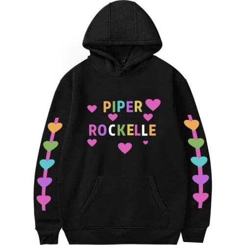 Piper Rockelle Merch Funny Hoodie Unisex Hip Hop Graphic Sweatshirts Poleron Hombre Streetwear Hoody Harajuku Tracksuit