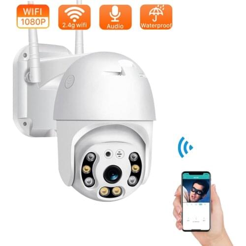 1080P IP Outdoor Wifi Security Camera Cam PTZ Alarm Push Humanoid Detect Smart Home Speed Dome Surveillance Cameras With Wifi