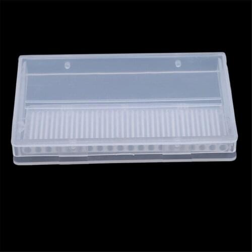 20Holes Nail Art Electric Polishing File Drill Bits Grinding Head Manicure Cleaning Pedicure Machines Tool With Storage Box