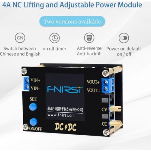 DC DC Automatic Boost/Buck Converter CC CV Power Module 0.5-30V 3A 35W/4A 50W Adjustable Regulated power supply Voltmeter