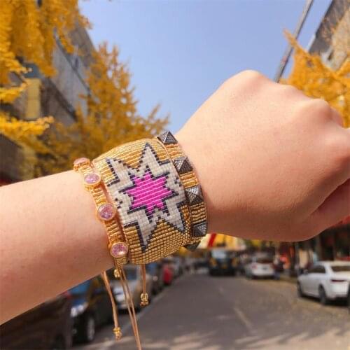 ZHONGVI Unique Bracelets For Women MIYUKI Star Bracelet Femme Armband Adjustable 2020 Jewelry Mexico Pulseras Mujer Moda 2020