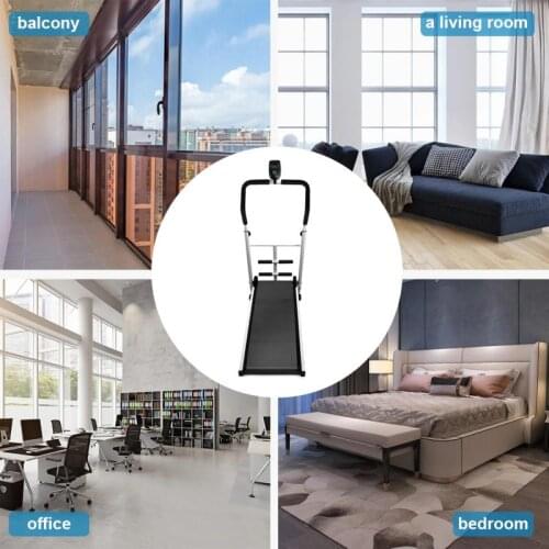 Household Electric Folding Treadmill Mechanical Treadmill Fitness Equipment Sports Gym Training Machine 100KG Bearing HWC