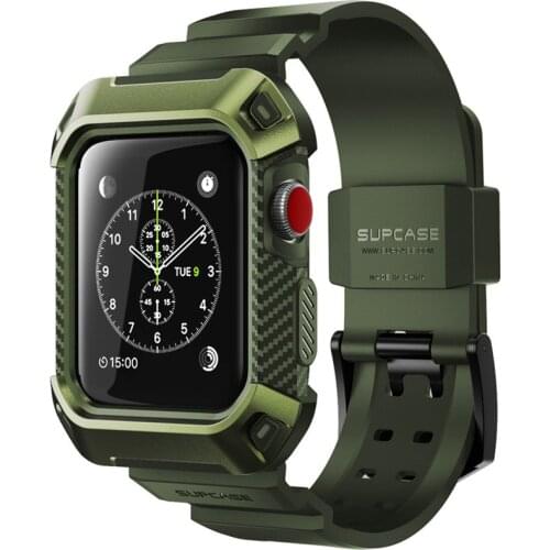 Case For Apple Watch 3/2/1 Case (38mm) SUPCASE UB Pro Rugged Protective Cover with Strap Bands Wristband For Apple Watch 3/2/1
