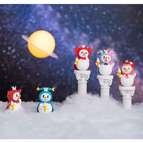 Blind box toy Snow King 12 constellation series creative kawaii new cartoon doll cute girl heart hand-made summer decoration
