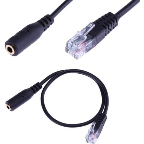 Headset Buddy 3.5 mm Smartphone Headset To RJ9 Convert 3.5 mm Smartphone Plug To Single 4P4C RJ9 Handset Plug For Dropshipping