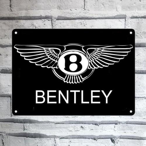 Classic Bentley Car Graphic Tin Sign Poster Home Pubs & Bars Poster Wall Art Poster Coffee Garden Office Man Cave Club
