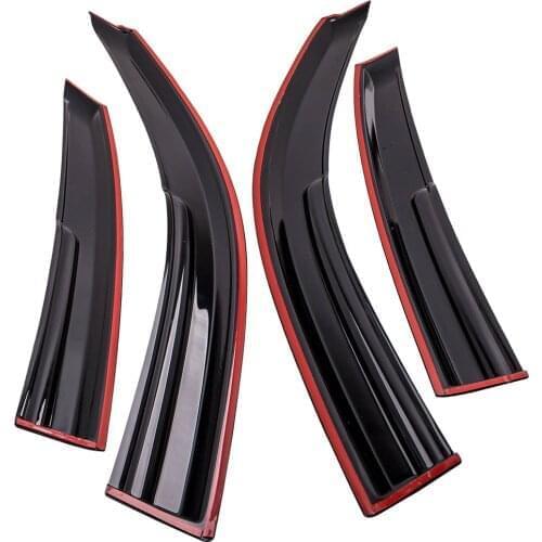4pcs Dark Smoke Window Visor Rain Guard Vent Shade for Honda Accord Sedan 2018-2020