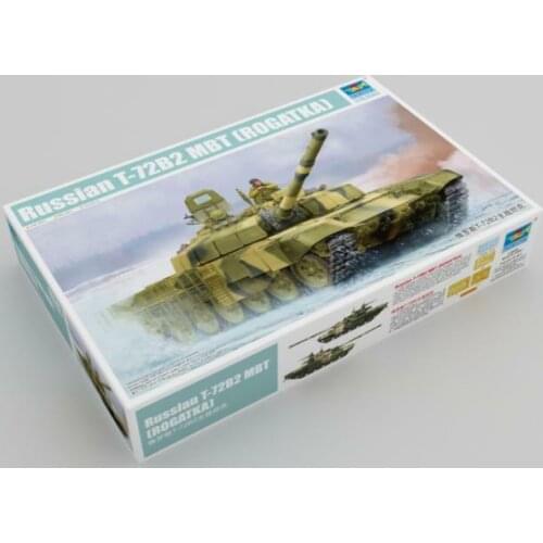 Trumpeter Model Kit 09507 1/35 Scale Russian T-72B2 MBT (ROGATKA) Assembly Tank