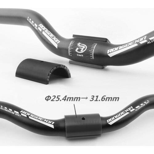 Bicycle Handlebar Installation Aperture Adjust 25.4 To 31.8 Conversion Shim Aluminum Alloy Adapter MTB Road Bike Parts