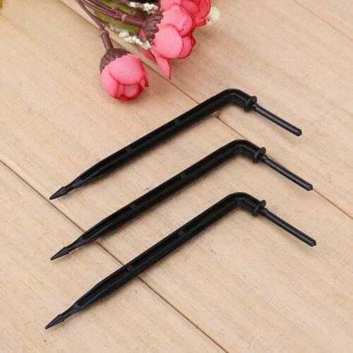 50Pcs/lot Micro Drip Irrigation Kit Bend Arrow Dripper Drops Emitters Arrow Water Saving Micro Dripper Home Garden Tools
