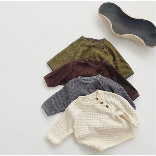 Baby Boys Clothes Spring Newborn Baby T-Shirts Tees Tops Cotton Long Sleeve Infant Toddler Girls Boys T-Shirt Hoodie Sweatshirt