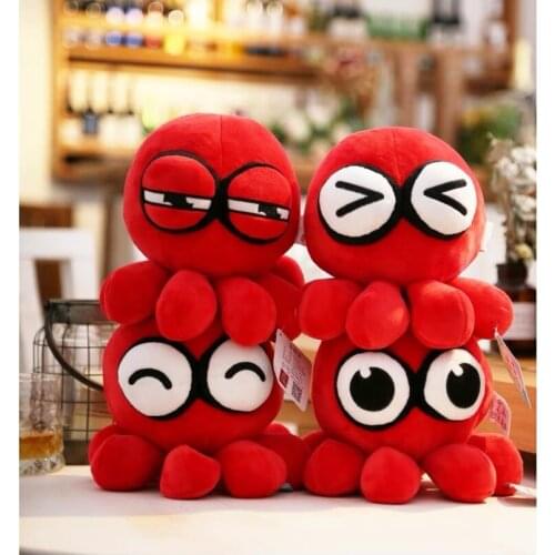 22cm Plush Stuffed Sea Animal Doll Toy Wedding Activity Game Prop Children Birthday Gift Prize Octopus Squid Plush Toy