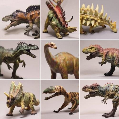 Genuine Bulk Large Simulation Animal Dinosaur Jurassic Solid Plastic Handmade Model Toy