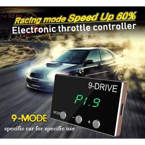 Portable 9 Drive 5 Modes Throttle Response Controller Car Electronic Throttle Accelerator Power Tuning Tool Racing Pedal Booster